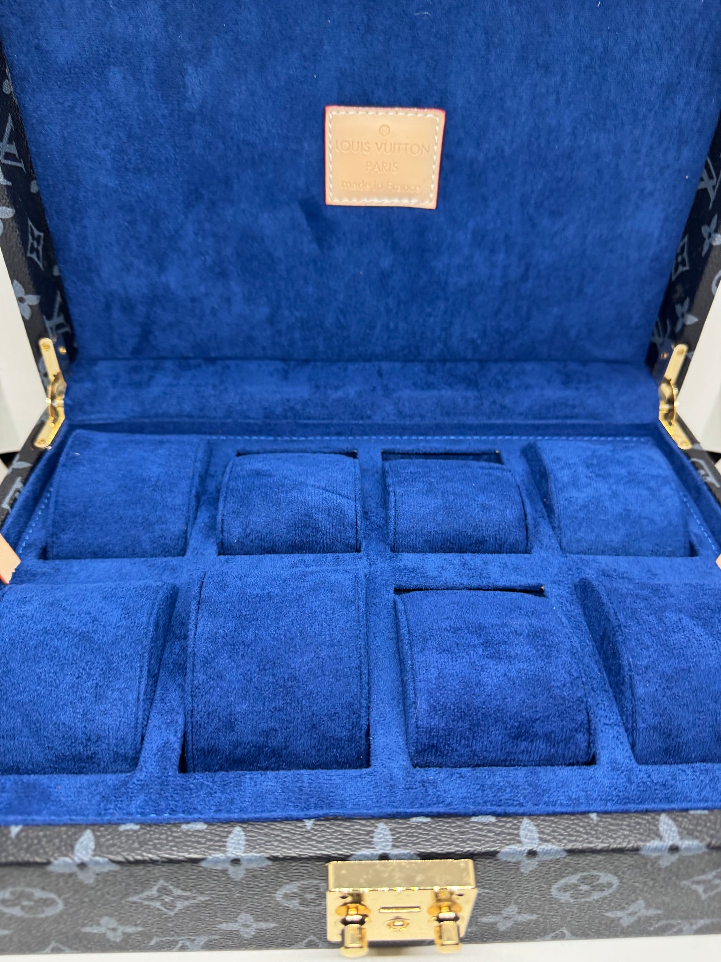 Louis Vuitton Blue 8 Time Piece Case
