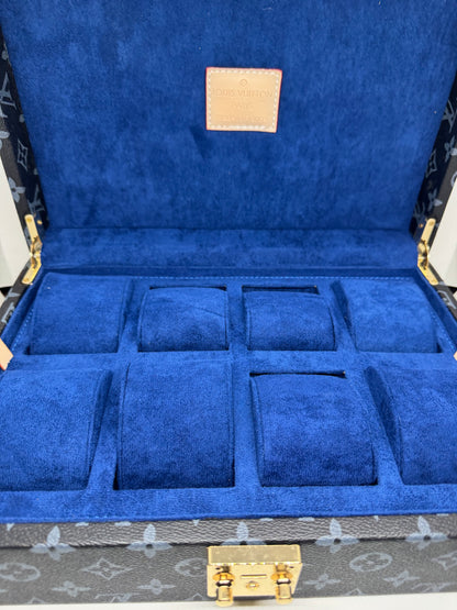 Louis Vuitton Blue 8 Time Piece Case